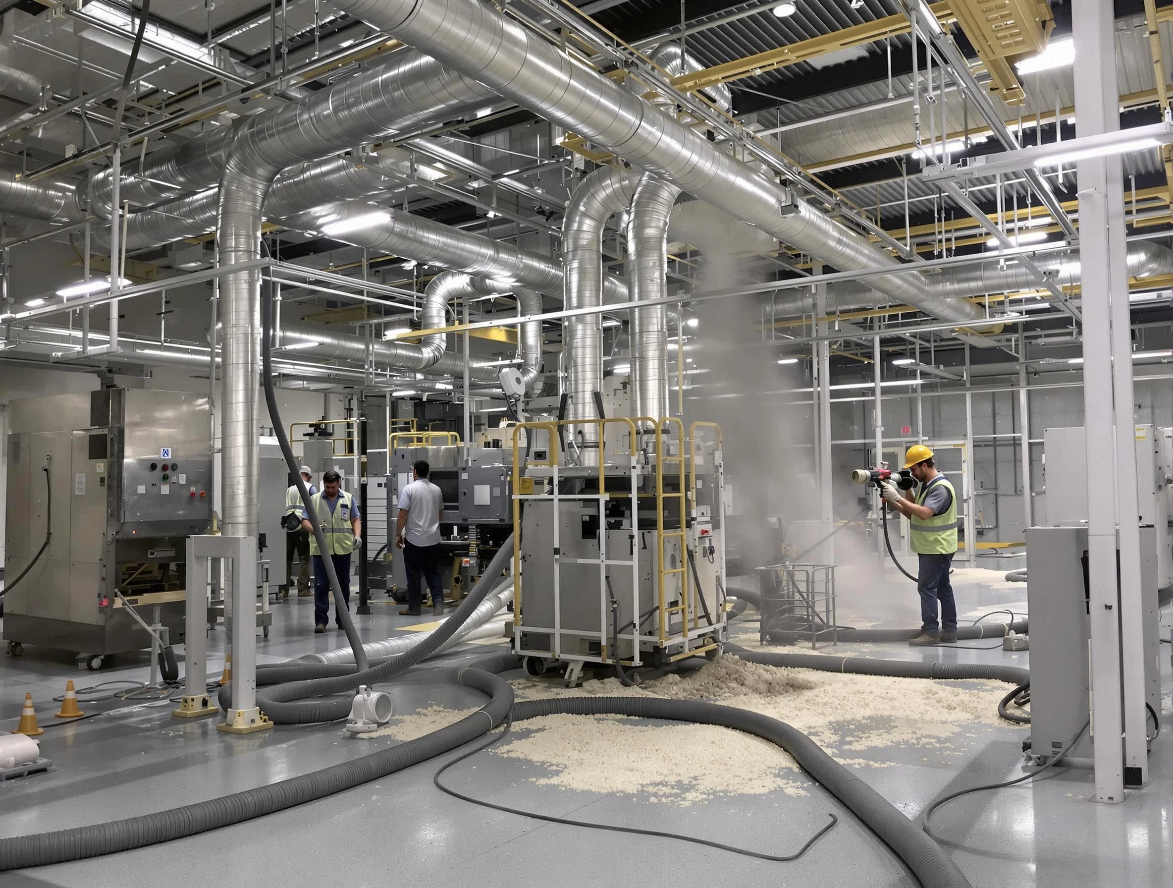 Heavy-duty industrial duct cleaning by Blackstone Air Duct Cleaning in Blackstone